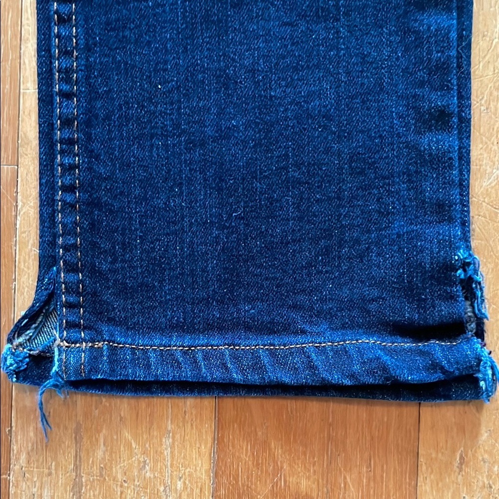 Kill City Vintage Denim Women's Straight Leg Jeans - Dark Blue - Picture 8 of 13